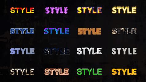 text animation effects