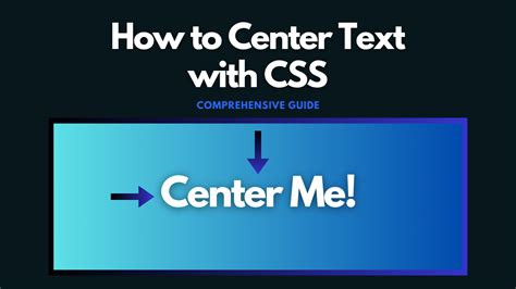 text center css code