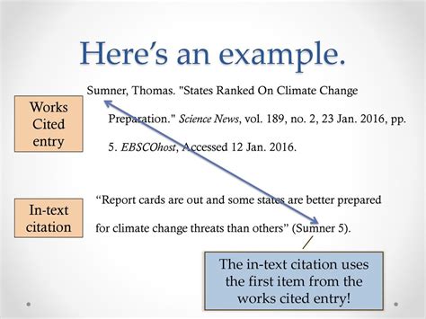 text citation examples in writing