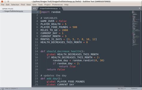text editor code in python