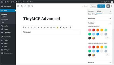 text editor wordpress plugin