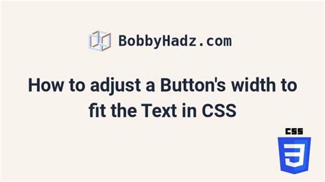 text fit width css