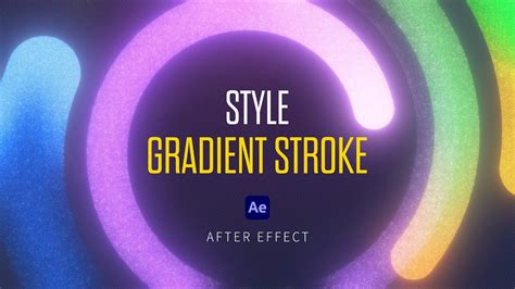 text gradient stroke after effects