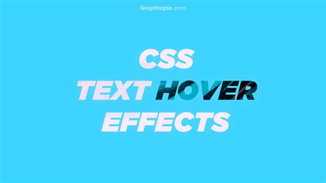 text hover effect css codepen