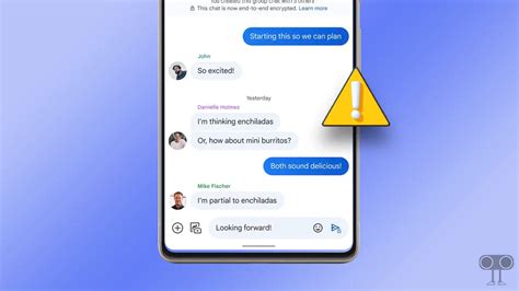 text message app not working on android