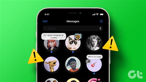 text messages not showing names android