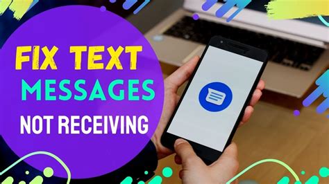 text messages not showing up on android