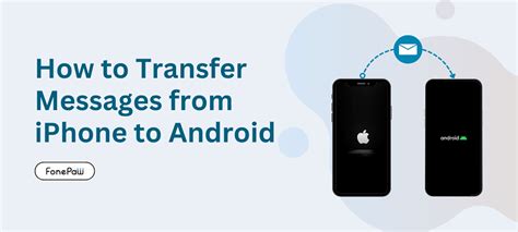 text messages not transferring from iphone to android
