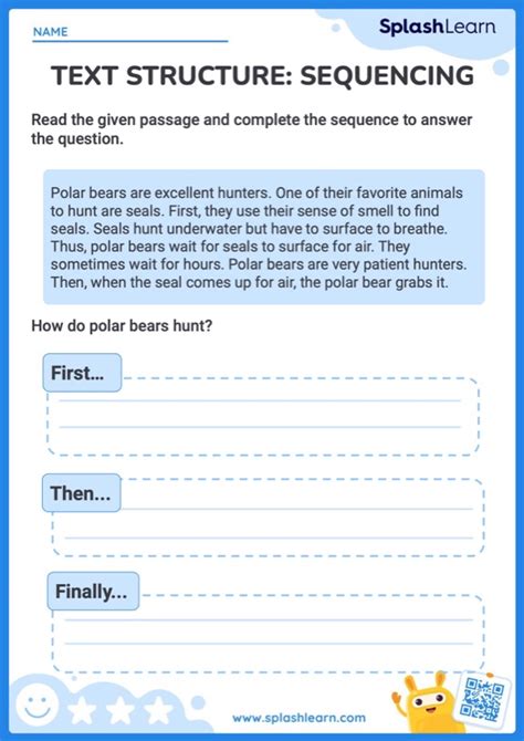 text structure analysis worksheet