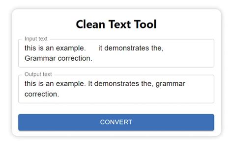 text to clean html