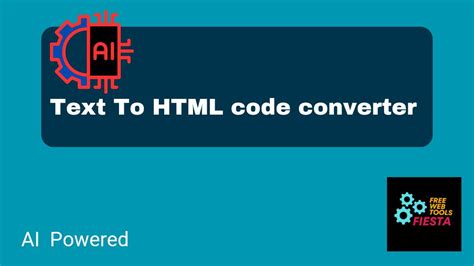 text to html code ai