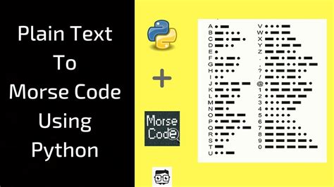 text to morse code python