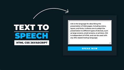 text to speech html javascript