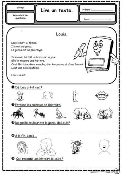 texte lecture facile cp