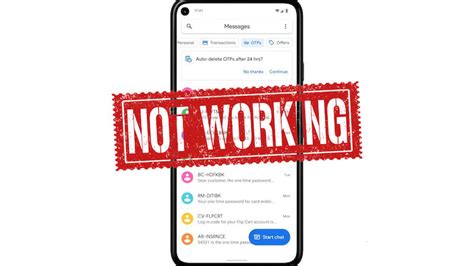 texting not working on android phone