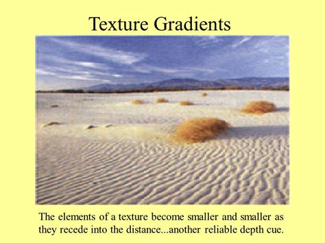 texture gradient psychology example in real life