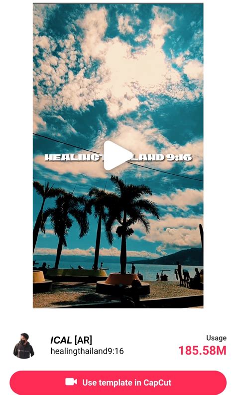 Thailand Healing Capcut Template