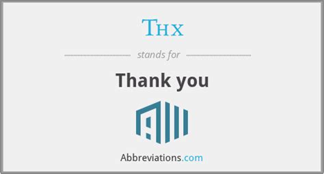 thank you abbreviation