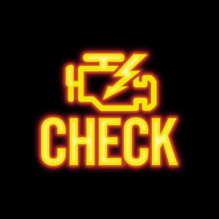 the check engine light is on in spanish