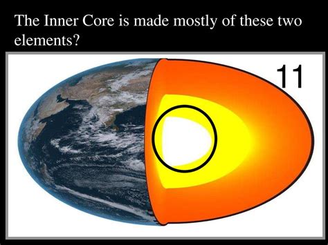 the earth's core is primarily composed of which two elements