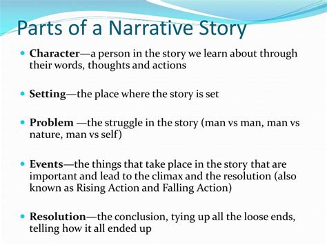 the first general structure of a narrative text is called