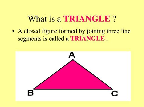 the three line segments forming a triangle are called its dash