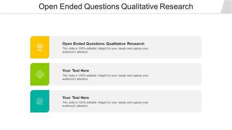 the use of open ended questions in qualitative research