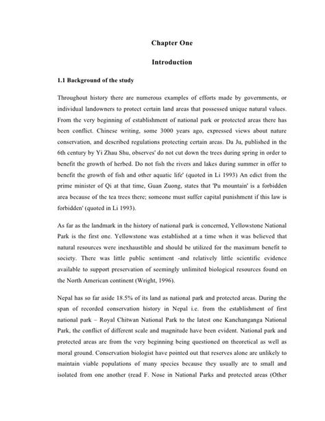 thesis background of the study example