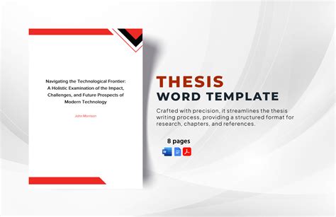 thesis design template word