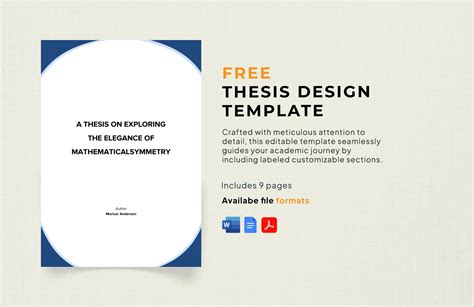 thesis layout template