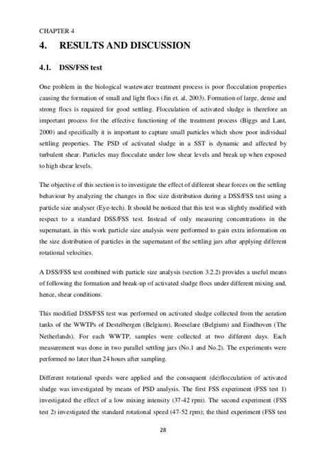 thesis results and discussion example