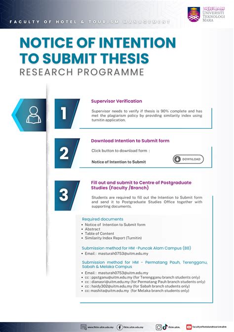 thesis submission form uitm
