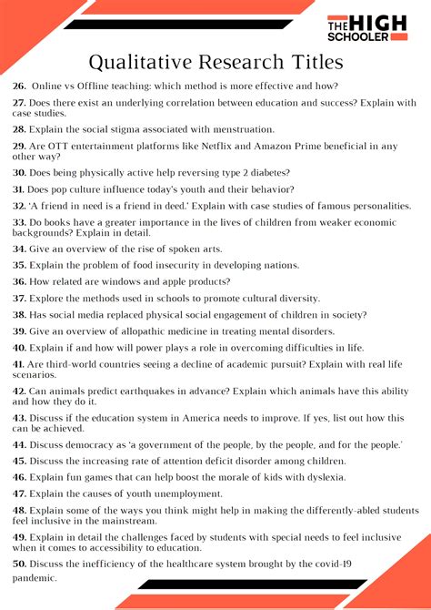 thesis title example qualitative