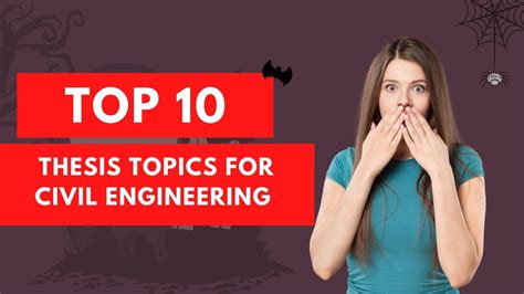 thesis topics for civil engineering