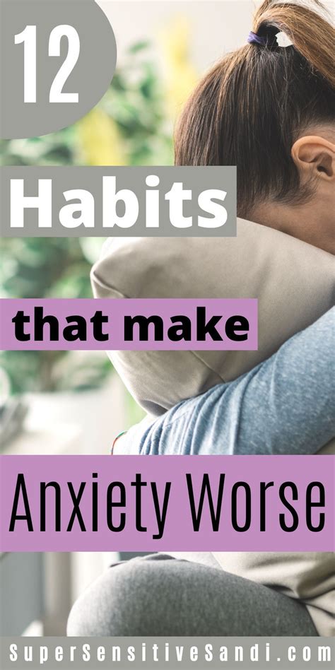 things that can make anxiety worse