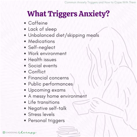 things that can trigger anxiety attacks