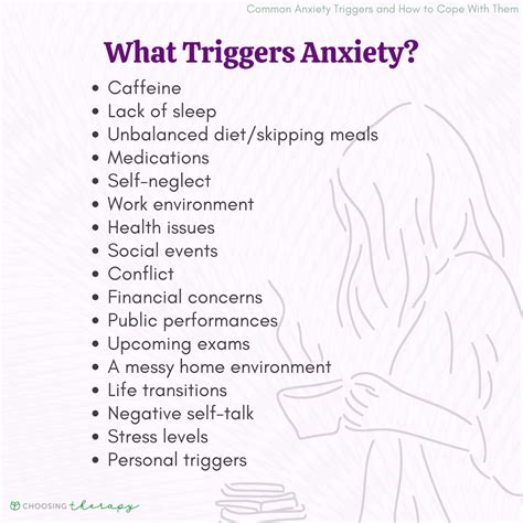 things that could trigger anxiety