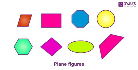 three examples of plane figures