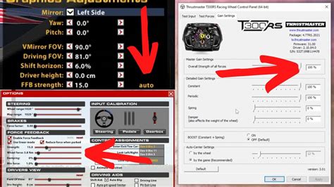 thrustmaster iracing settings