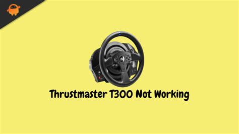 thrustmaster t300 not working on ps4