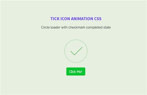 tick css code