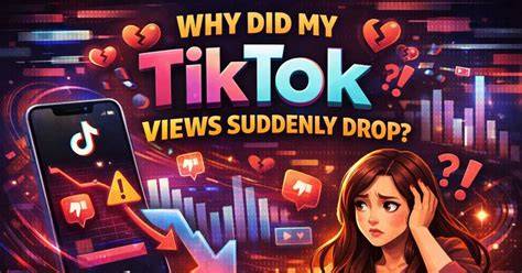 tiktok views drop