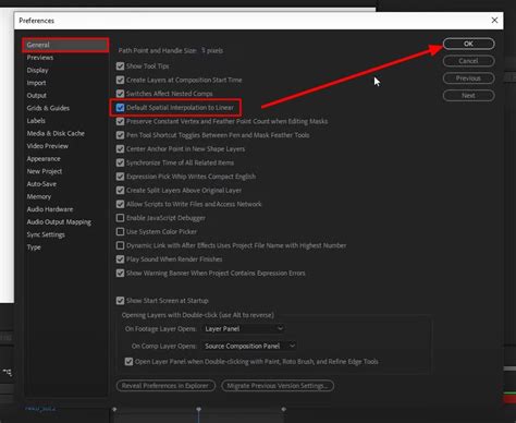 time interpolation after effects