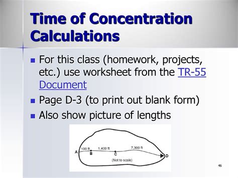 time of concentration rational method