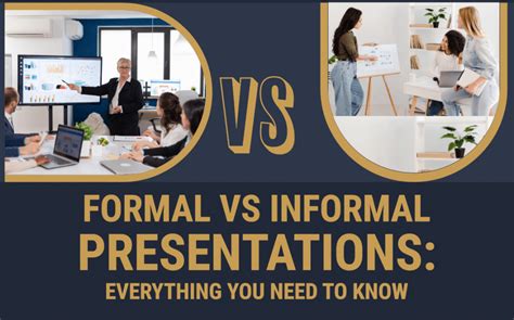 tips for formal presentation