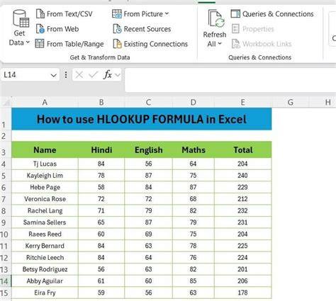 tips hlookup excel