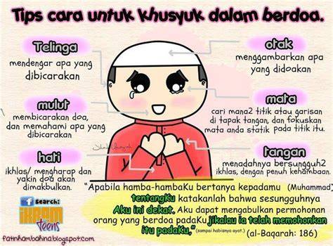 tips khusyuk berdoa