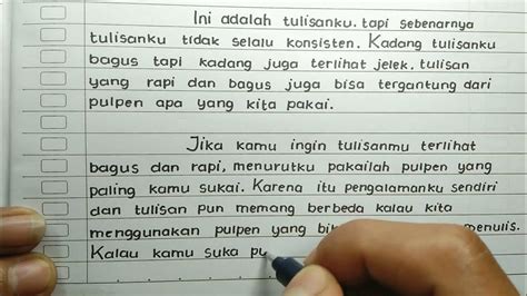 tips menulis rapi