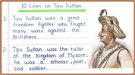 tipu sultan main points