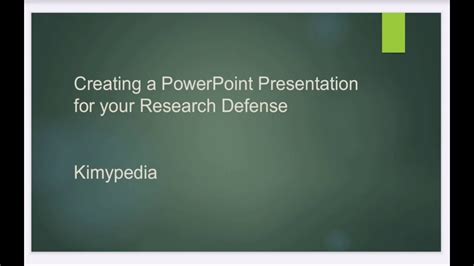 title defense presentation example